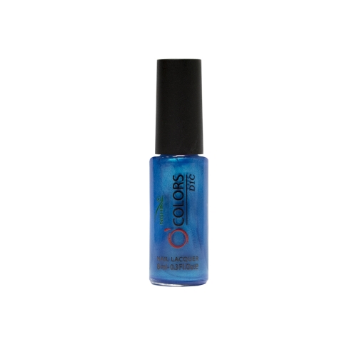 Лак для ногтей NGHIA с тонокой кистью - синий металлик Nail art polish 8 ml
