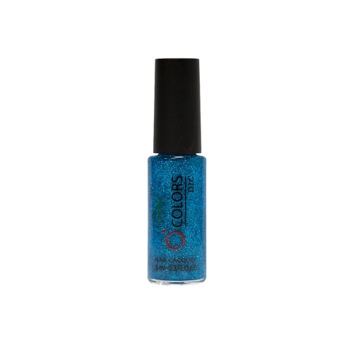 Лак для ногтей NGHIA с тонокой кистью - светло-синий с блестками Nail art polish 8 ml
