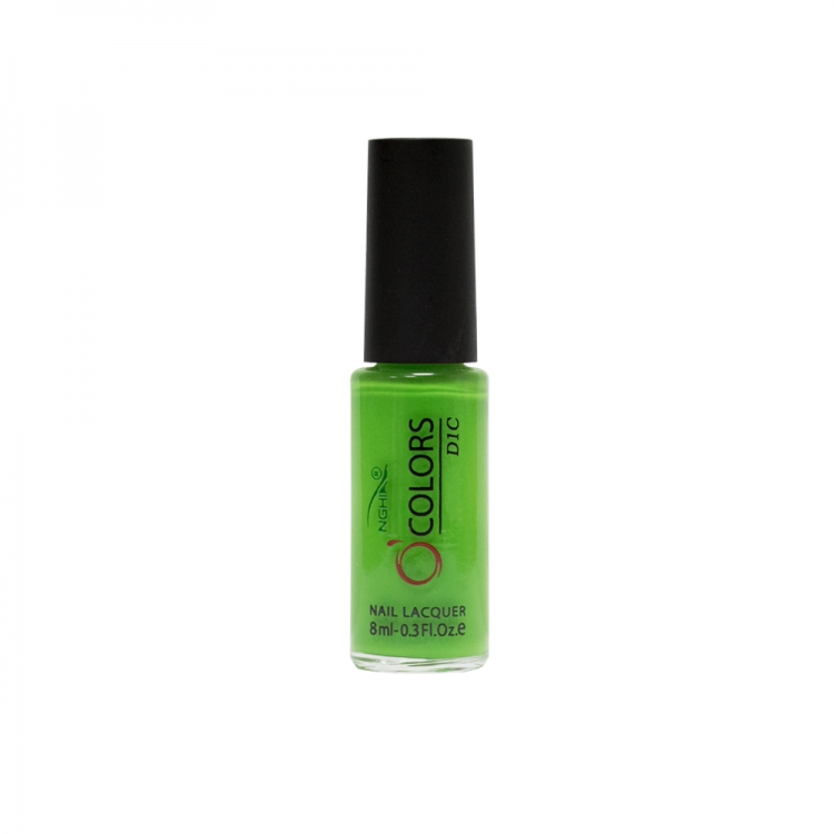 Лак для ногтей NGHIA с тонокой кистью - кислотно-зеленый Nail art polish 8 ml