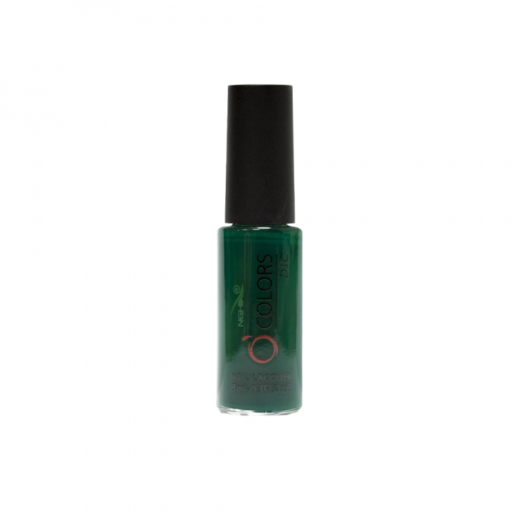 Лак для ногтей NGHIA с тонокой кистью - темно-зеленый Nail art polish 8 ml