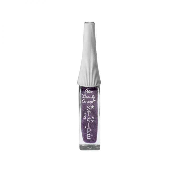 Stripe Art Лак для ногтей с тонкой кистью для дизайна (lavender) 8 мл.