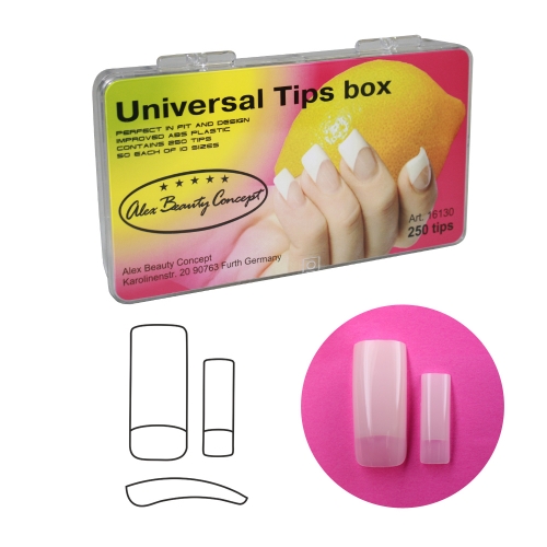 Universal Tips box Типсы для ногтей (250 шт)